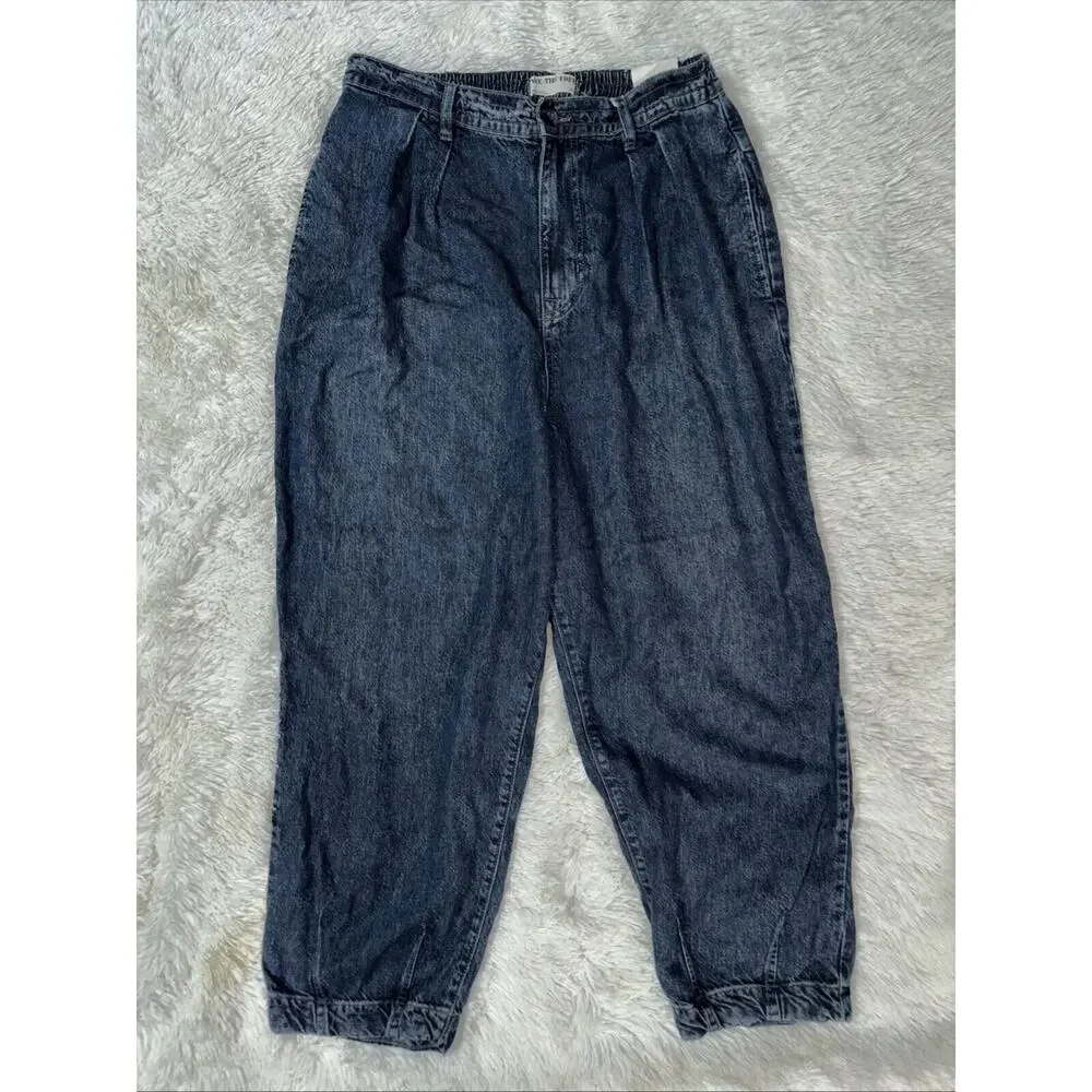 We The Free 100% Lyocell Esme Pull On Trouser Jeans Size XL